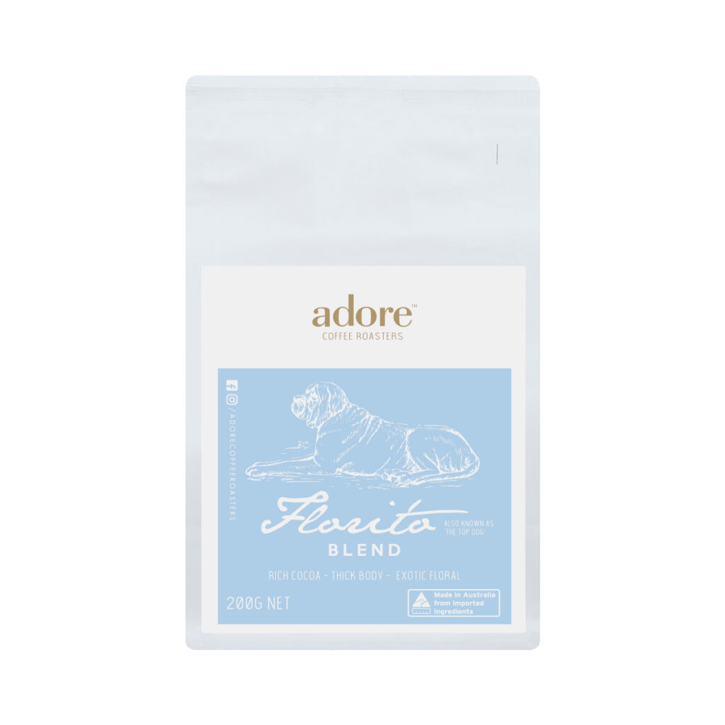 Image of 200g bag Florito specialty coffee beans blend