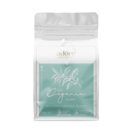 Image of 200g bag Organic blend specialty coffee beans